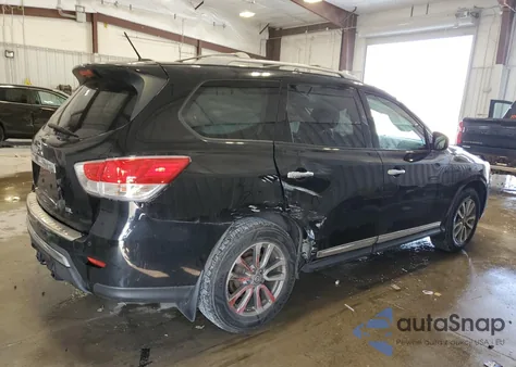 2014 Nissan Pathfinder S z USA, uszkodzony, nr VIN 5N1AR2MN1EC607635
